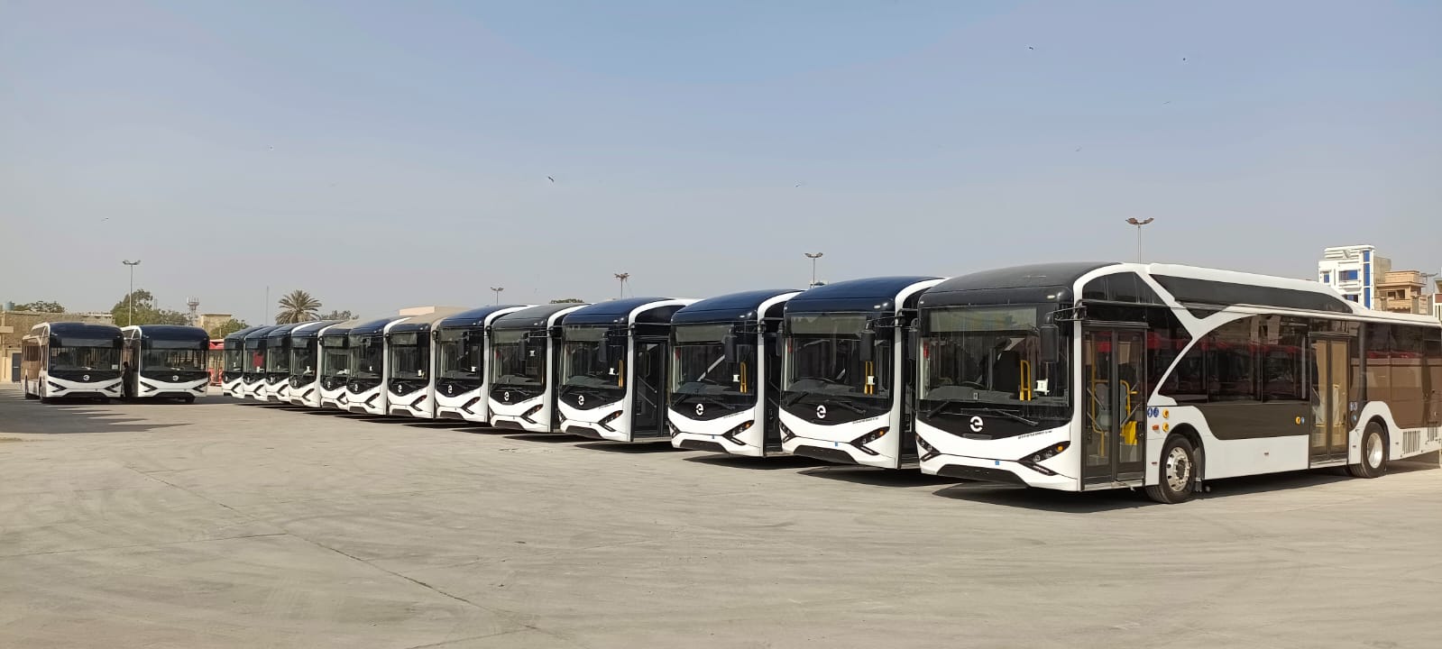 Electric bus fleet delivered by UNICON