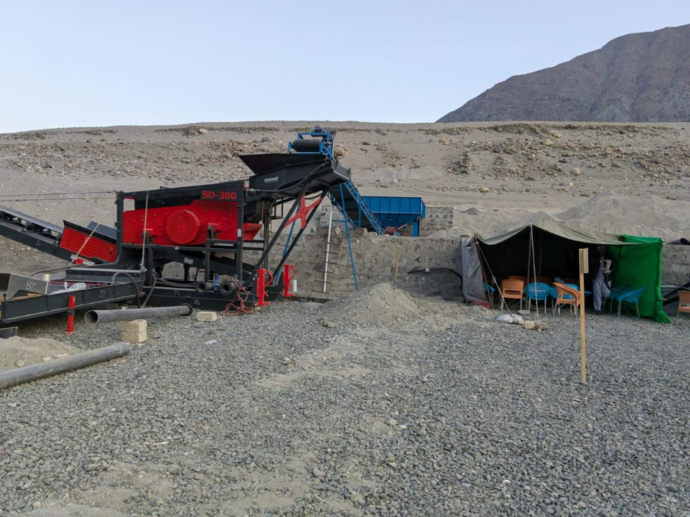 Wash plant on the river terrace